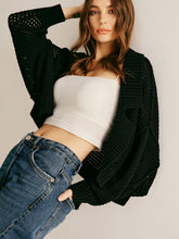 Plain Hollow Versatile Cardigan